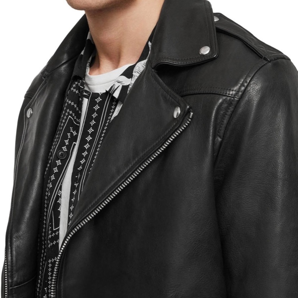 ALLSAINTS LEATHER JACKET - Picture 3 of 8